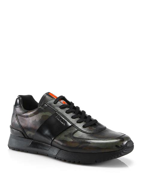 prada sneakers dames camouflage|Prada sneakers no closet.